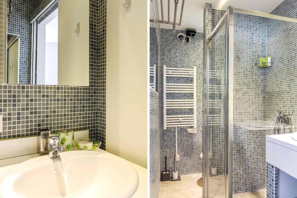 Appartement Lumineux Avec Terrasse Jardin Et Acces Piscine Вильфранш-сюр-Мер Экстерьер фото